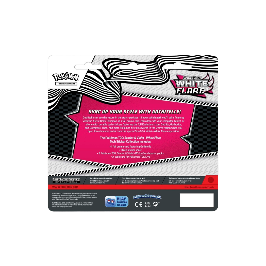 Pokemon TCG SV10.5 White Flare Tech Sticker Collection
