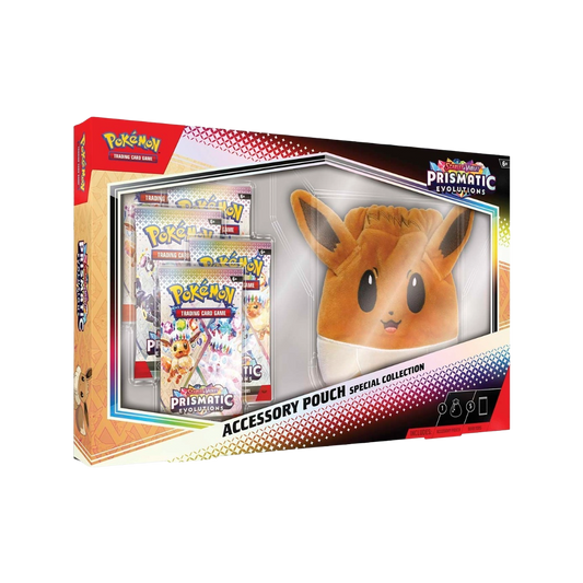 Pokemon TCG SV8.5 Prismatic Evolutions Eevee Accessory Pouch Special Collection
